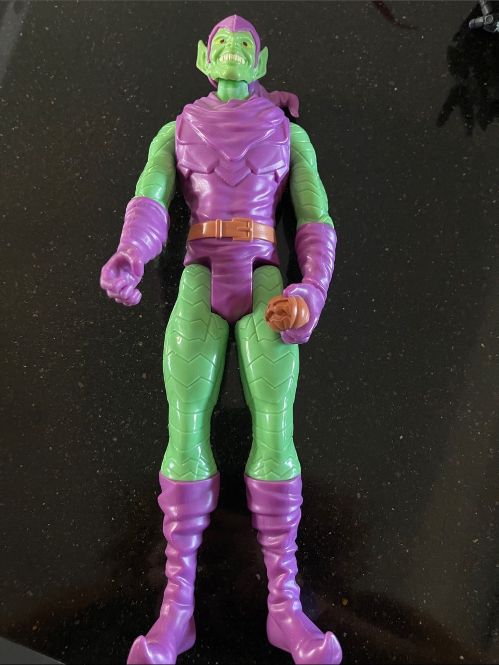 Green goblin Figurine Action Toy - Green/Purple 13 inch